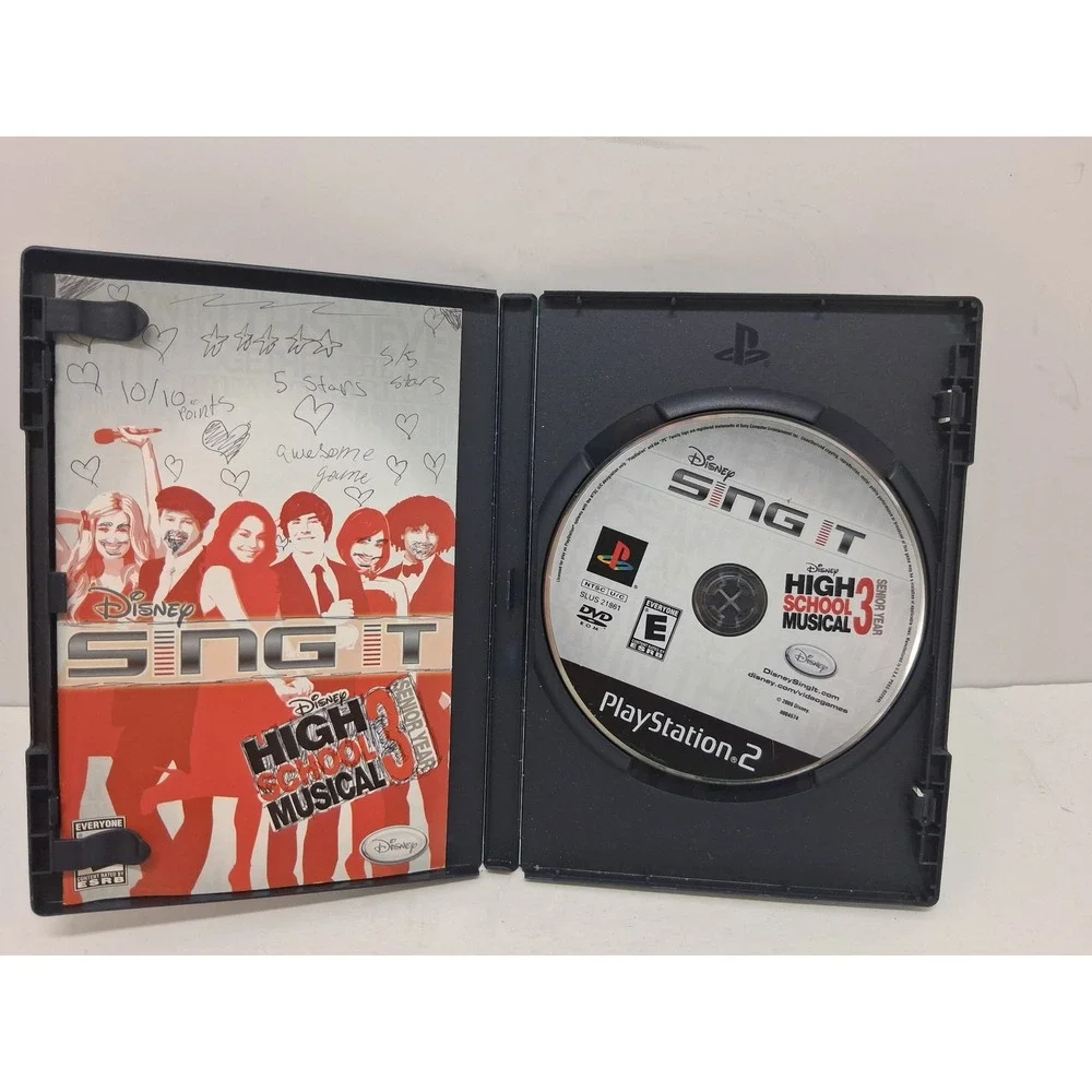 Disney Sing It High School Musical 3 Senior Year Sony PlayStation 2 PS2 Game